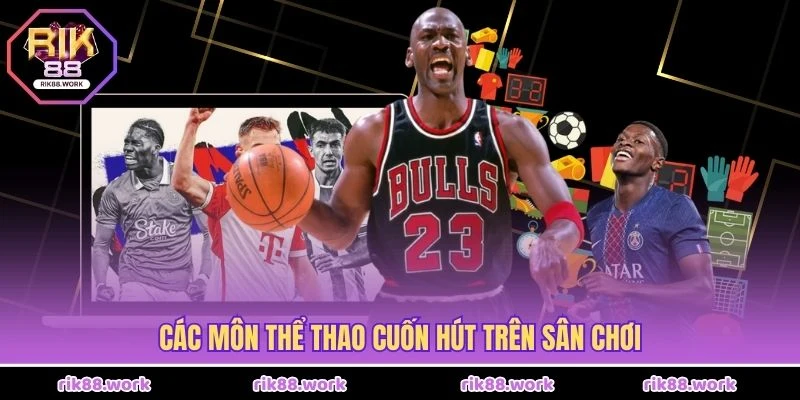 Các môn thể thao cuốn hút trên sân chơi