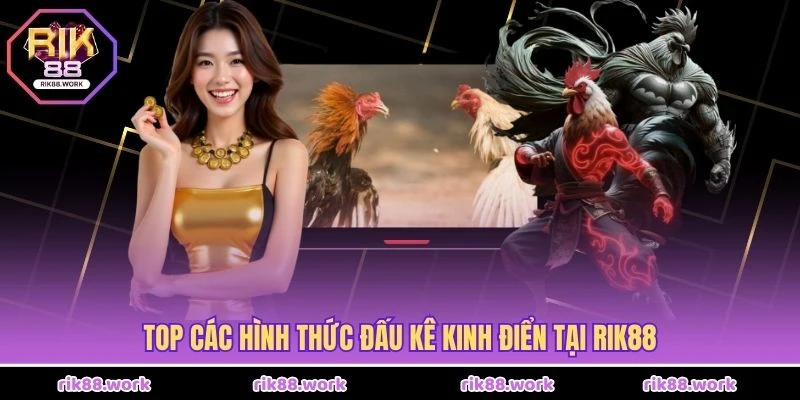 Top các hình thức đấu kê kinh điển tại Rik88